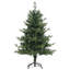 4 Ft Pre-Lit Artificial Christmas Tree with 150 Warm White LED Lights, Hinged Small Xmas Tree
