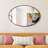 Stainless Steel Oval Mirror-124378213