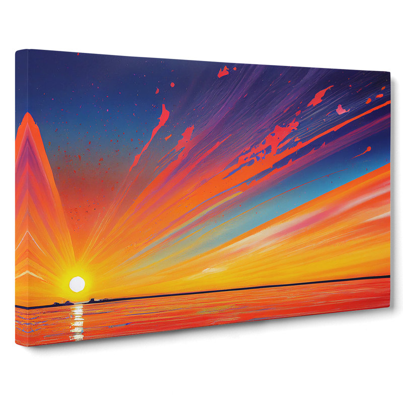 XXX-H1022-WF-8625X Sunset Splash Vol.2 - Wrapped Canvas Print