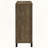 Rustic Oak Sliding Barn Door Bar Cabinet