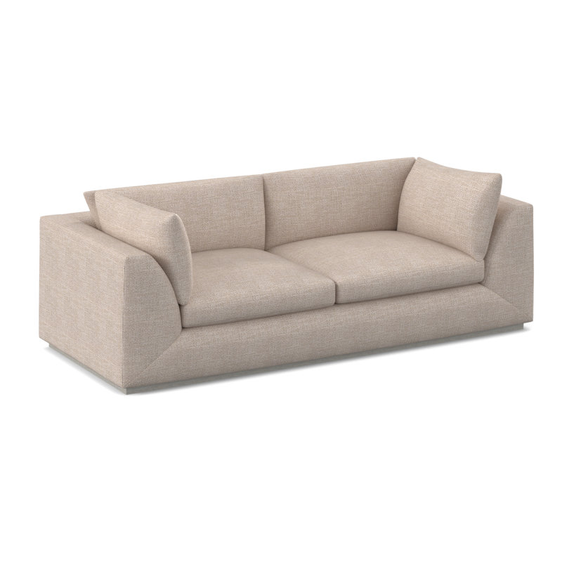 Big Sur Sofa, Bisque, Margaret Uniform Polyester Blend