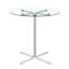 Table haute ronde en verre-131360776