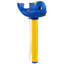 Thermomètre de piscine flottant bleu 9 "avec cordon