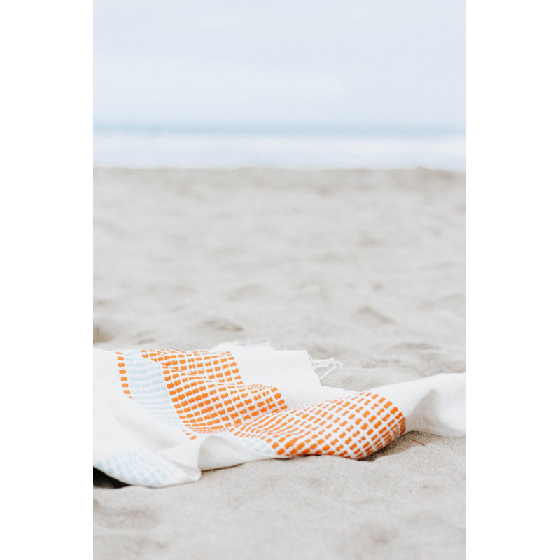 Serviette de bain en coton Camden, Orange