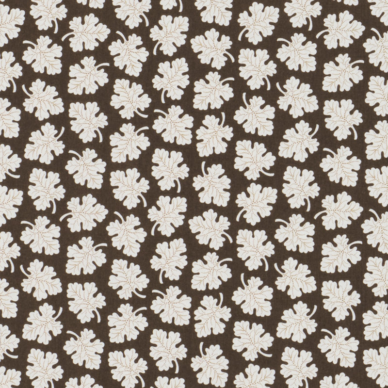 Schumacher X Rita Konig Olive Fabric, Brown