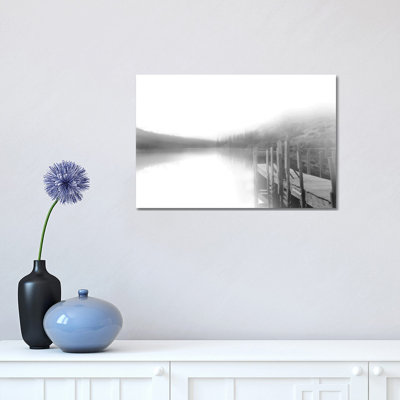 Mist On The Docks by Carol Robinson - Print on Canvas