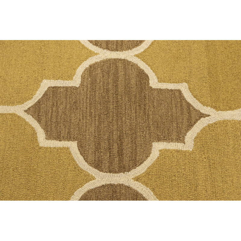 Tapis oriental doré moderne 5 x 8