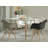 Muski Beech Solid Wood Base Dining Table