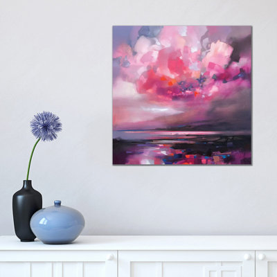 Dispersing Magenta by Scott Naismith - Wrapped Canvas Painting
