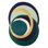 Alliances Abstract Area Rug in Green/Blue/Gold
