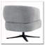 Chaise d'appoint pivotante rembourrée-365784809