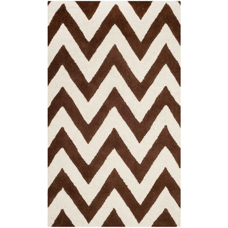 Tapis en laine touffeté à la main Sanyla
