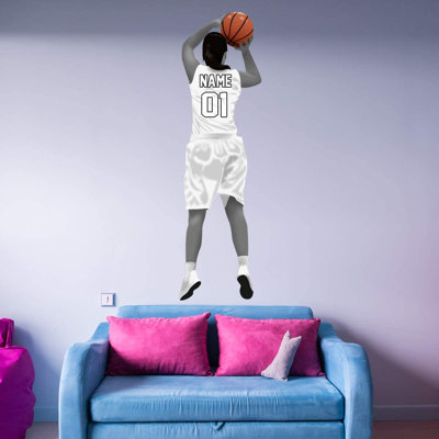 Décalcomanie murale personnalisée pour fille