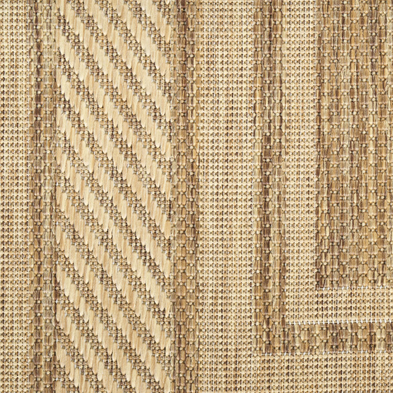 Horizon Indoor/Outdoor Modern Rug, Rectangle 3' x 5', Natural