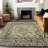 Machine Washable Indoor/Outdoor Xhevrie Pewter Rug-1578652039