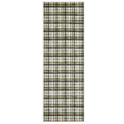 Plaid Washable Rugs Area Rugs for Bedroom Modern Living Room Rugs Non Slip Tartan Large Area Rugs Non Shedding Throw Rug Stain Resistant Carpet