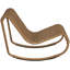 Chaise berçante d'extérieur en osier Antigua-167879042