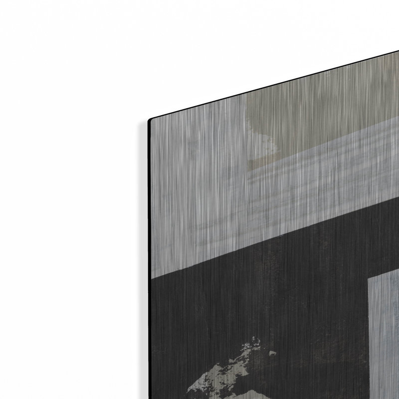  «Neutral Intersect 6» par Annie Warren, art mural en métal, 12 po x 16 po, H 16 po x l 12 po