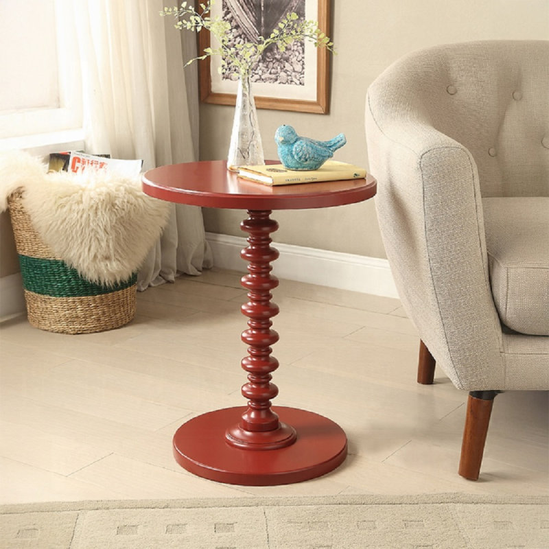 Table d'appoint Acton, Rouge