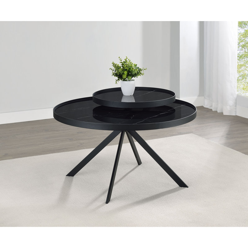 Table basse Hearn, Noir