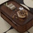 Solid wood coffee table with retro design-105624187