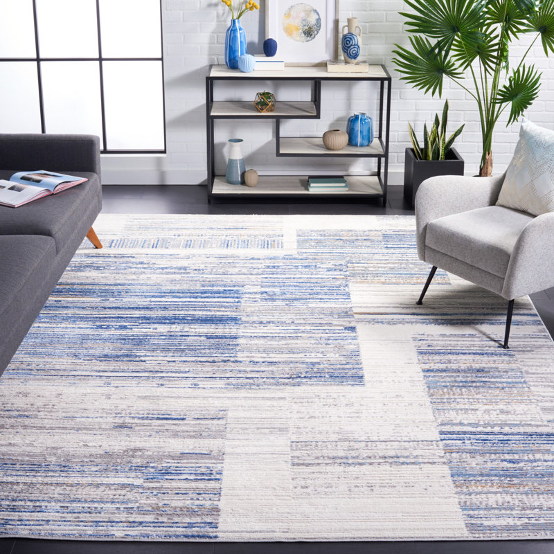 Hobgood 100 Performance Abstract Rug, Rectangle 8' x 10'