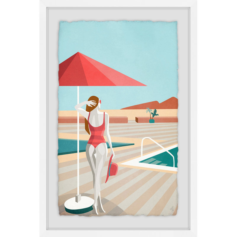Summer View II - Single Picture Frame Painting, 30 cm H x 20 cm W x 4 cm D