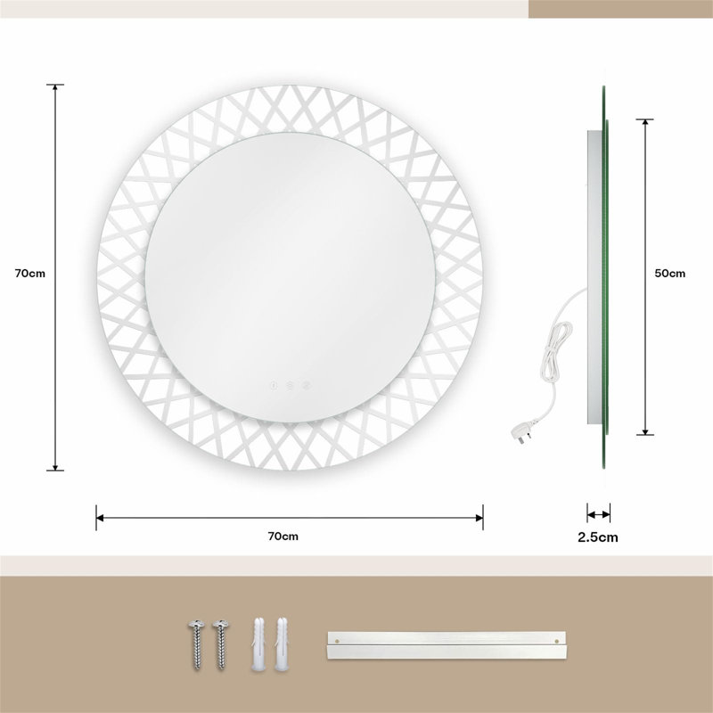 Defuria Round Mirror