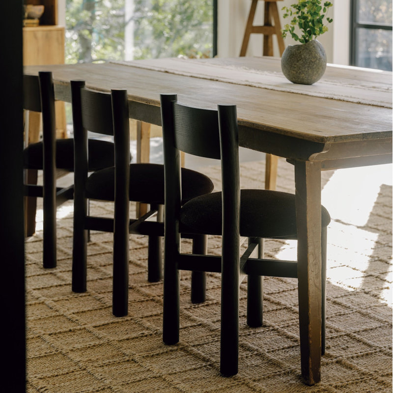 Teddy Dining Chair, Teddy Black, Black