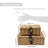 2PCS Storage Boxes Handmade Woven Basket Storage Box With Lid