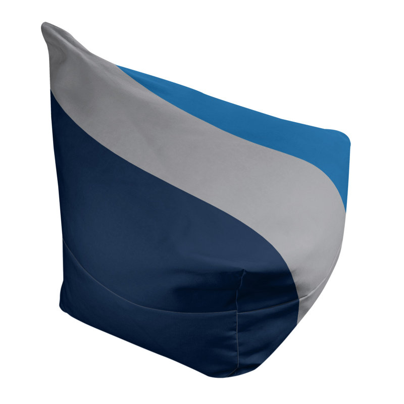 Sac de pois classique, H 42 po x l 38 po x P 31 po, Bleu marine / argent plat / bleu aviateur