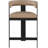 Romeo Hermi Vegan Leather Counter Stool-864766893-858767807
