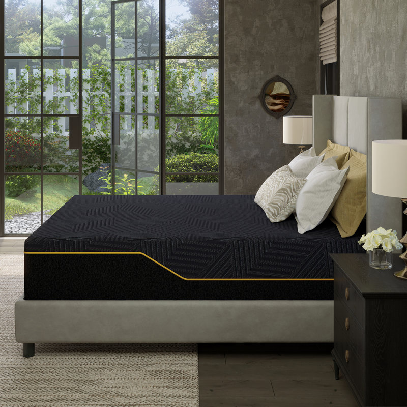 14" Medium Copper Infused Gel Memory Foam Mattress, Twin