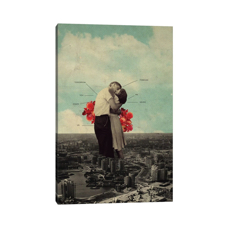 Neverforever by Frank Moth - Print on Canvas, 66.04cm H x 45.72cm W x 1.91cm D, Wrapped Canvas