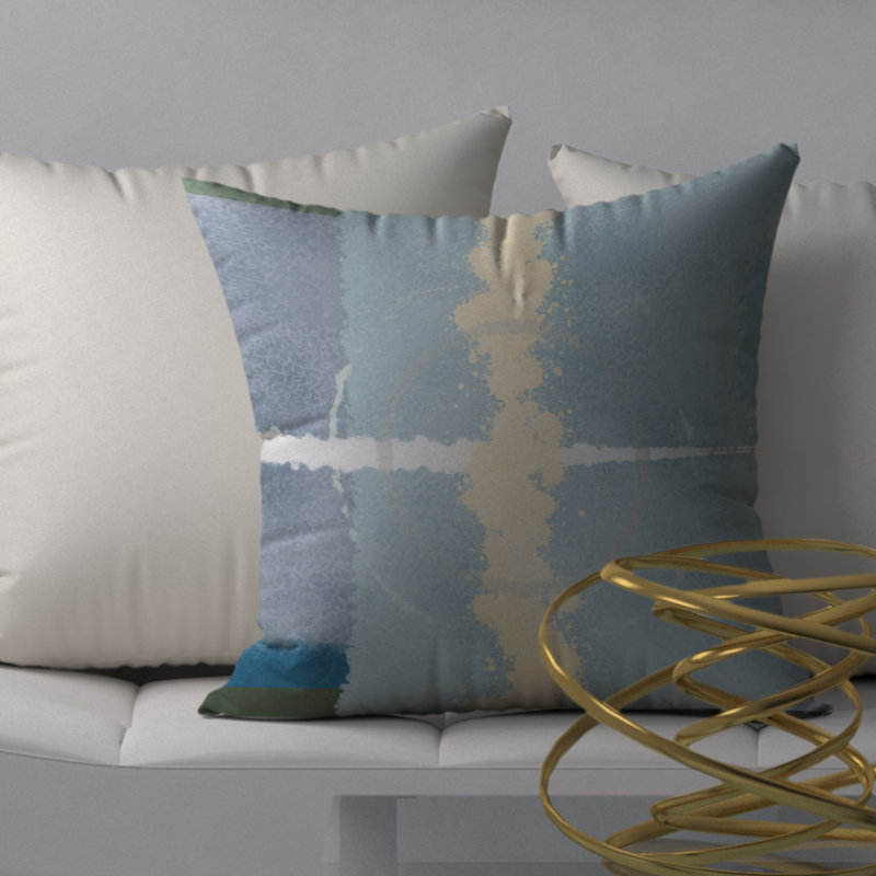  Housse de coussin carré et insert, H 20 po x l 20 po