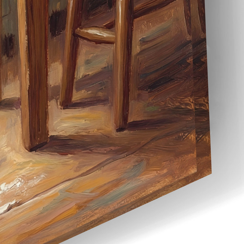 Art mural en verre 24 po x 16 po «Belge Malinois dans la cuisine» par Rich Monet, H 16 po x l 24 po