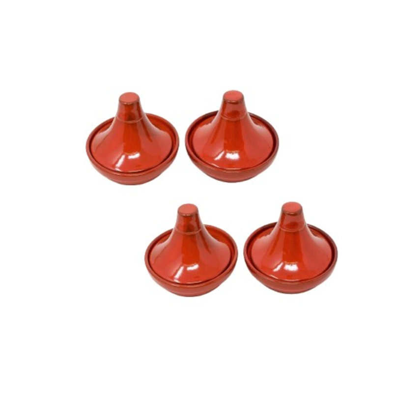 17 Stories Verano Selena Ceramic Condiment Server, Red
