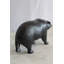 Gundela Abstract Aluminum Small Bear Sculpture, Majesty for Your Space 11" x 4" x 7"H
