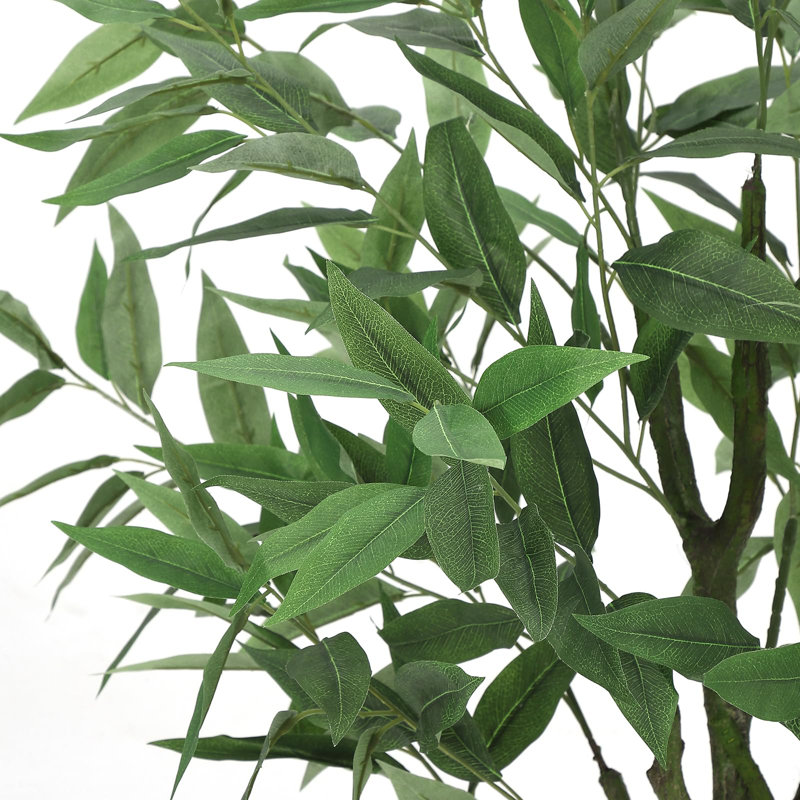 Faux eucalyptus artificiels avec eucalyptus, H 60 po x l 6 po x P 6 po