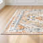 Tapis lavable Medallion - jaune / bleu-1543421307