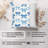 Blue Ribbons Pattern Pillow Cover-102233568