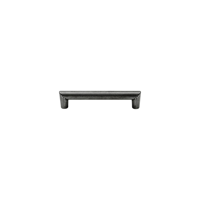 Flute Cabinet Pull, 6", Silicon Bronze Dark Lustre