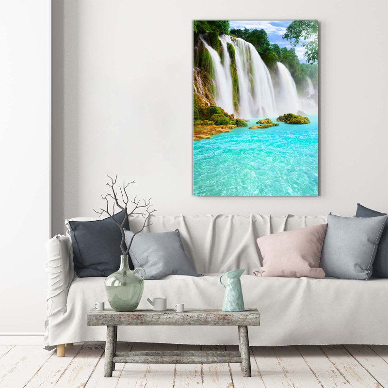 Waterfall - Wrapped Canvas Print