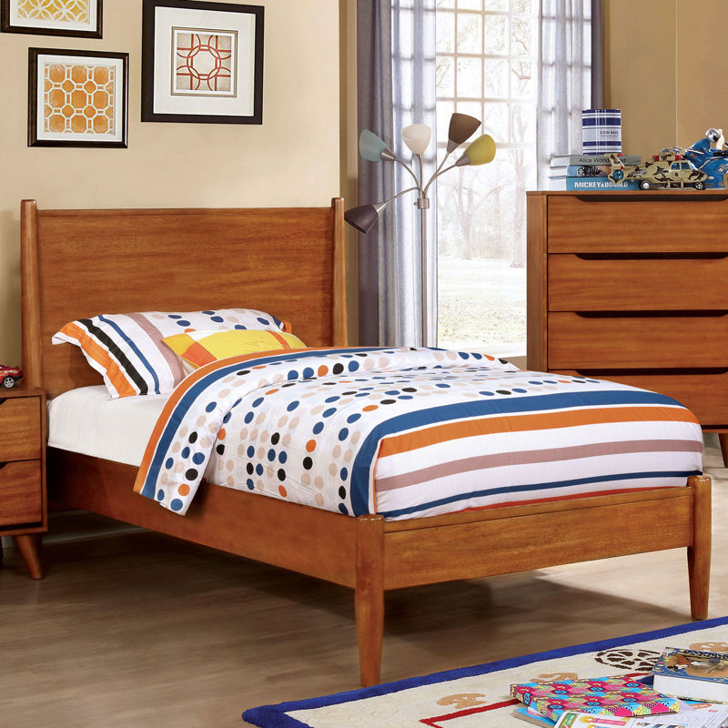 Chilhowee Platform Bed, Oak, Twin