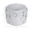 Sagebrook Home 7" Floral Applique Planter, White-358384831-358384829