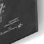 «Air plane Blueprint Vernis tableau noir», art mural en verre acrylique-1048680606