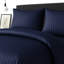 Microfiber Stripe Duvet Complete Set With Striped Pillows & Fitted Sheet-113206107-113206106