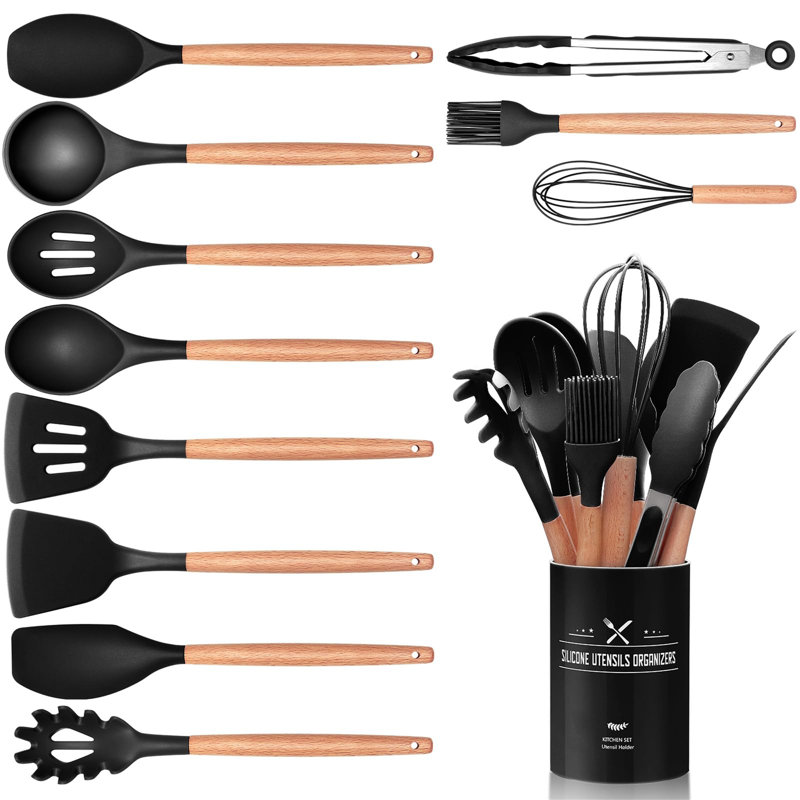 Belfry Kitchen Cesca 12 Utensil Set