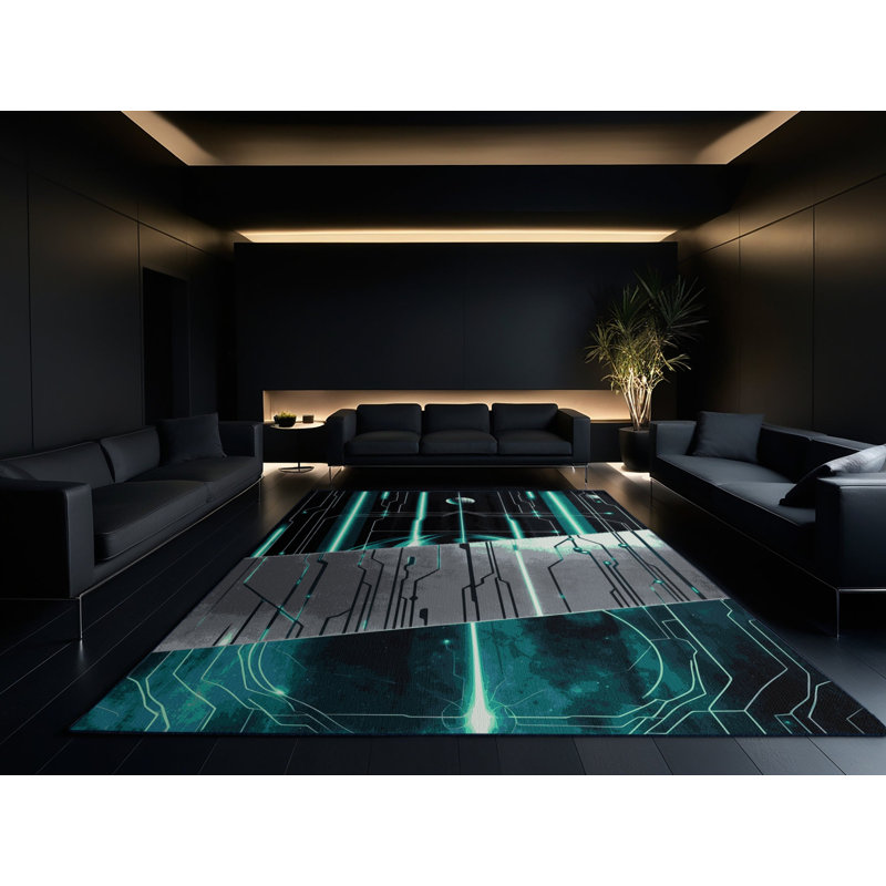 Orbit Layers Rug, Rectangle 6' x 9'