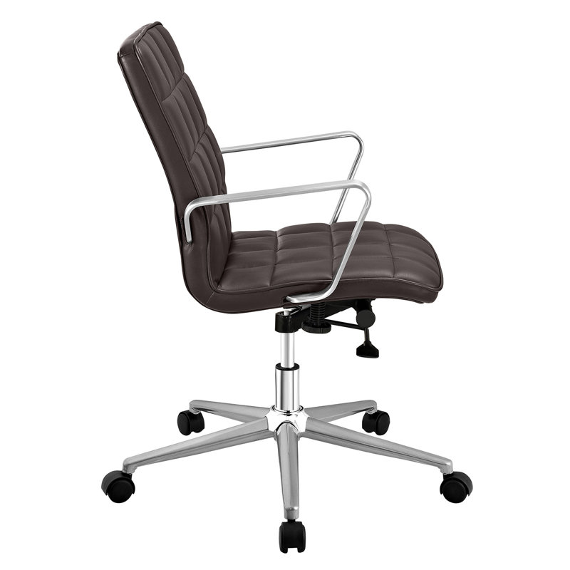 Chaise de bureau Modway, Brun